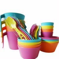 韩国进口旅行环保餐具套装 户外生活与环保理念的完美融合